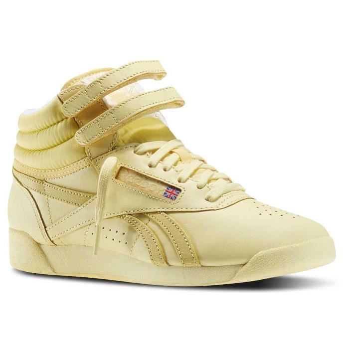 reebok freestyle hi jaune