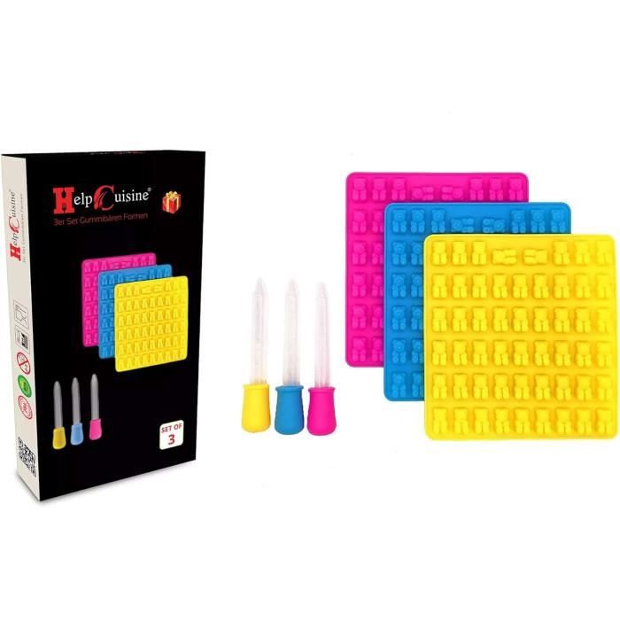 Moule à Chocolat En Silicone Rectangulaire - Antiadhésif, Facile à Démouler - Pour Bonbons, Desserts DIY, Pâtisserie