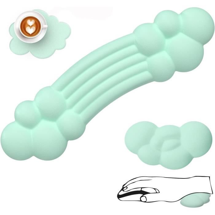 BENECREAT Pont Artiste Acrylique Transparent 43 Cm - Repose-Mains Pour Peinture Et Clavier