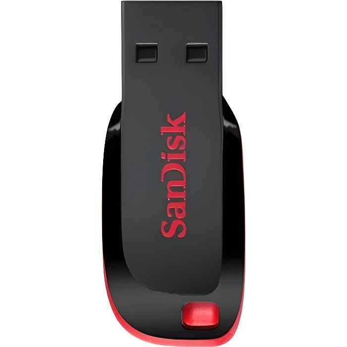 Clé USB SanDisk Cruzer Blade 32 Go - USB 2.0 - Noir