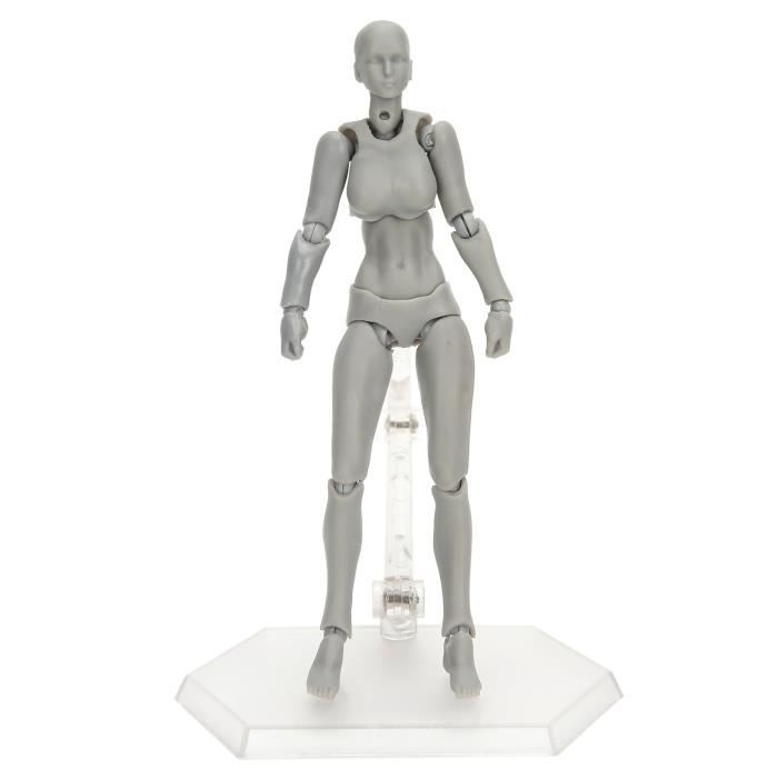 Figurine de Dessin Artistique PVC Modèle Humain Décoratif Femme