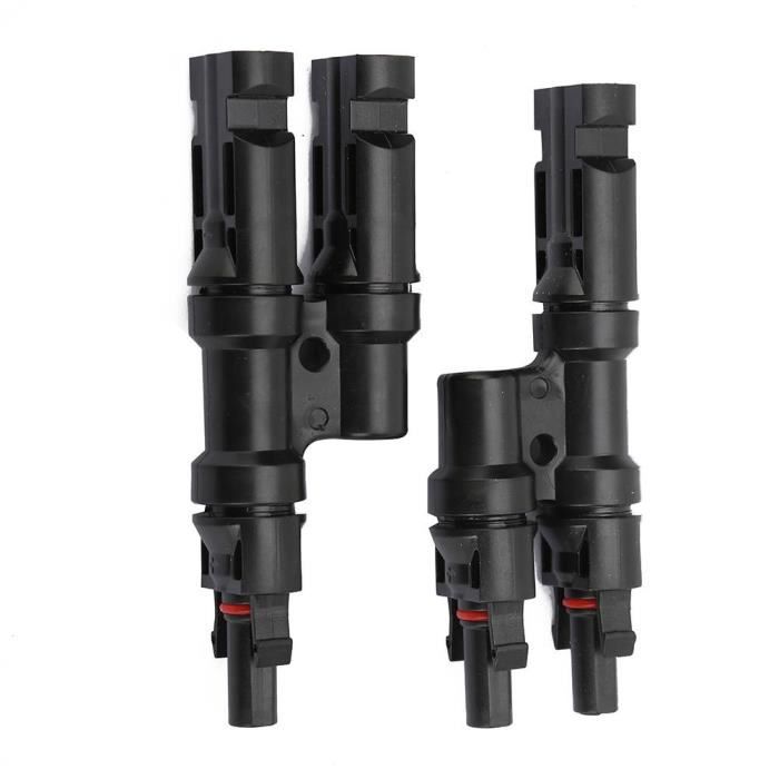 Câble Y Panneau Solaire 6mm² - Connecteur MMF/FFM - Branchement Parallèle - IP67