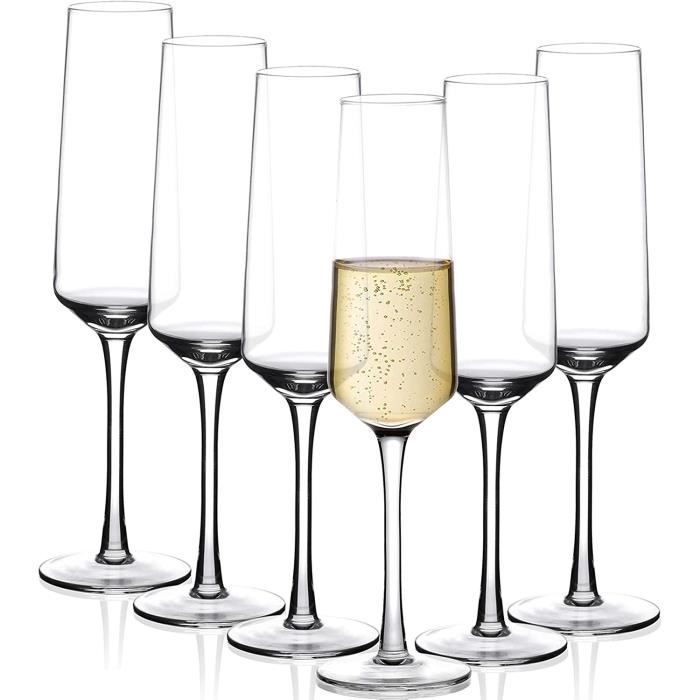 Lehmann Verre Verres à Champagne Lehmann Jamesse - Lot De 6 Flûtes