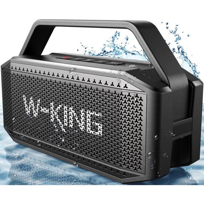 W-KING Enceinte Bluetooth Puissante, 60W Portable Haut Parleur Bluetooth  Speaker Boombox, Autonomie 40 hrs Batterie Grande capac12 - Cdiscount TV  Son Photo