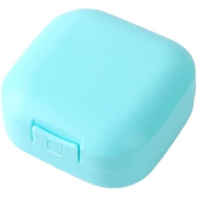 Boîte À Savon, 4Pcs Porte Savon Plastique Avec Couvercle, Voyage Boîte