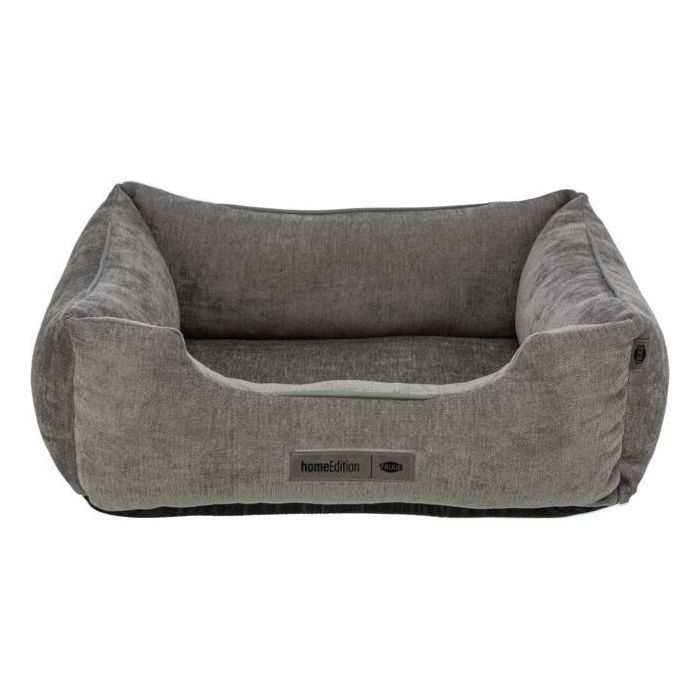 Panier pour chien - TRIXIE - VITAL LENNOX - Tissu chenille - 80 x 60 cm - Gris