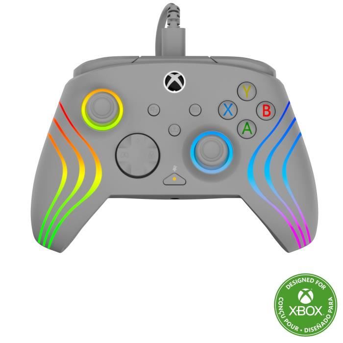 Manette de jeu Xbox Series X Xbox One et PC Afterglow Wave RGB Filaire TURTLE BEACH