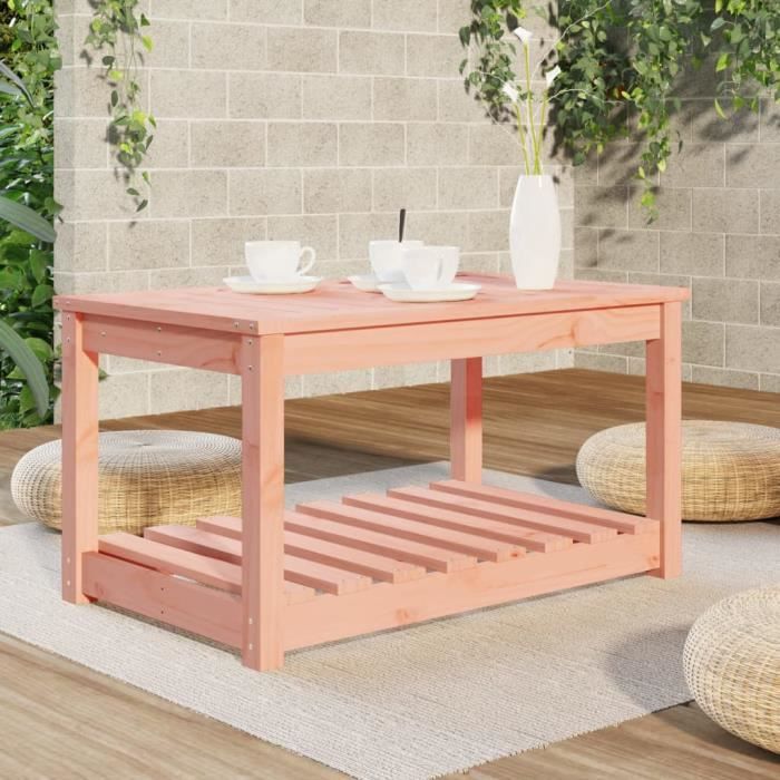 vidaXL Table de jardin 825x505x45 cm de douglas