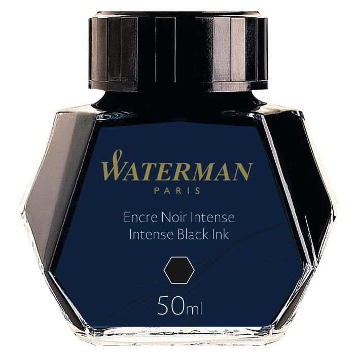 Waterman Cartouches dEncre Petit Format International pour Stylo-plume Bleu/Noir Lot de 6