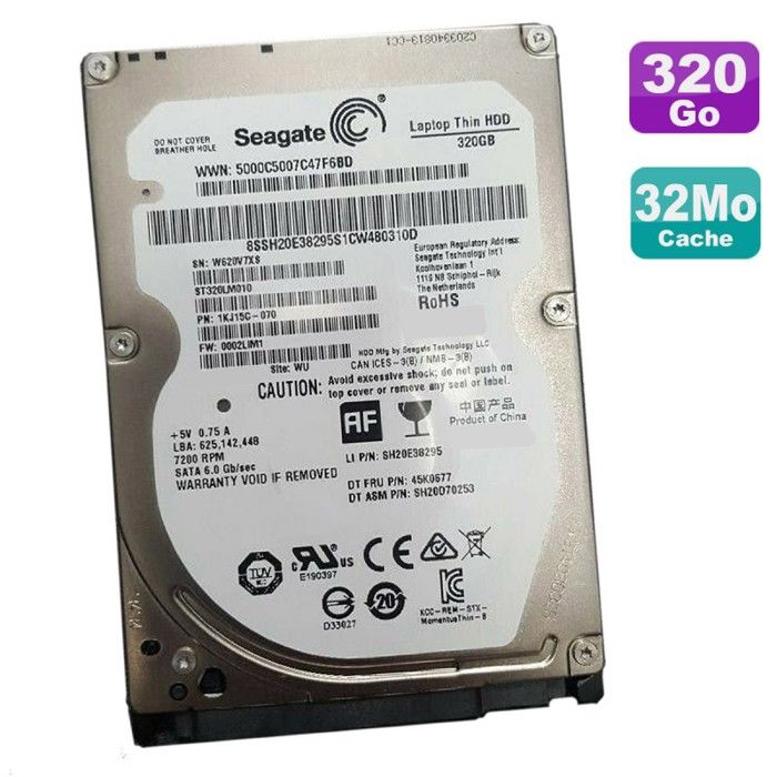 Seagate ST320LM010 320Go - vue 2