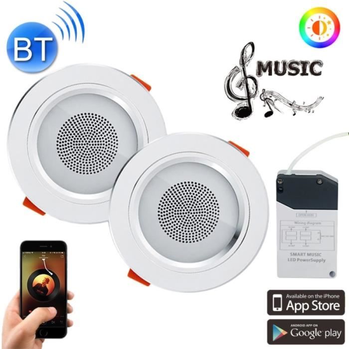 Spot Led Encastrable 7 5 W 18 Leds Rgbw App Controle Smart
