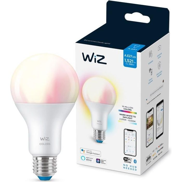 WiZ Ampoule connectée couleur E27 100W