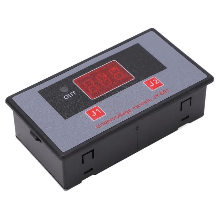 Contrôleur Protection Batterie 12V - Coupure Basse Tension Réglable, Affichage LED, Automatique - Pour éviter Décharge Profonde