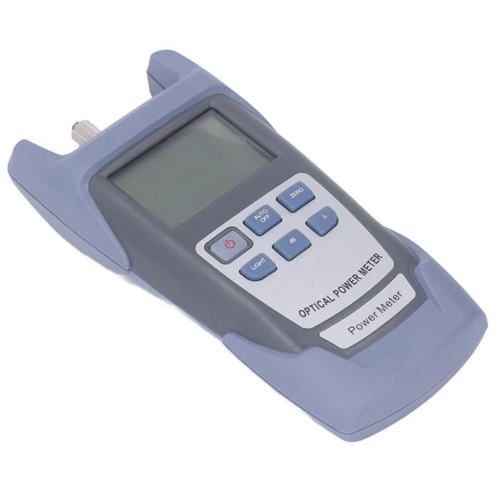 OTDR Réflectomètre Optique 9 En 1 Portable - Compteur Puissance Fibre, VFL, Testeur Réseau - Écran 4.3", Autonomie Intégrée