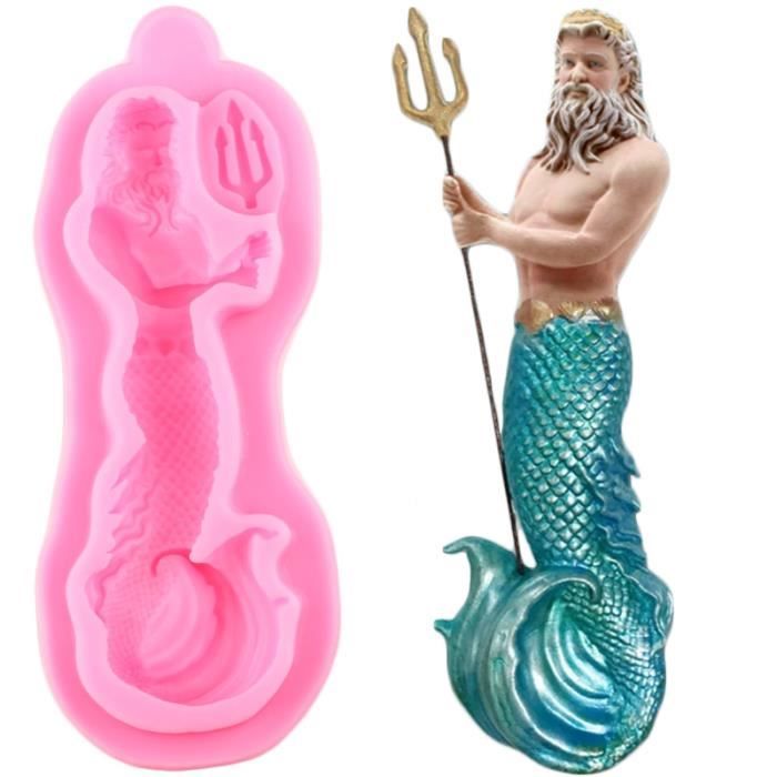 Moule Silicone Sirène 897 – Pour Savon, Argile, Résine, Pâte à Gâteau