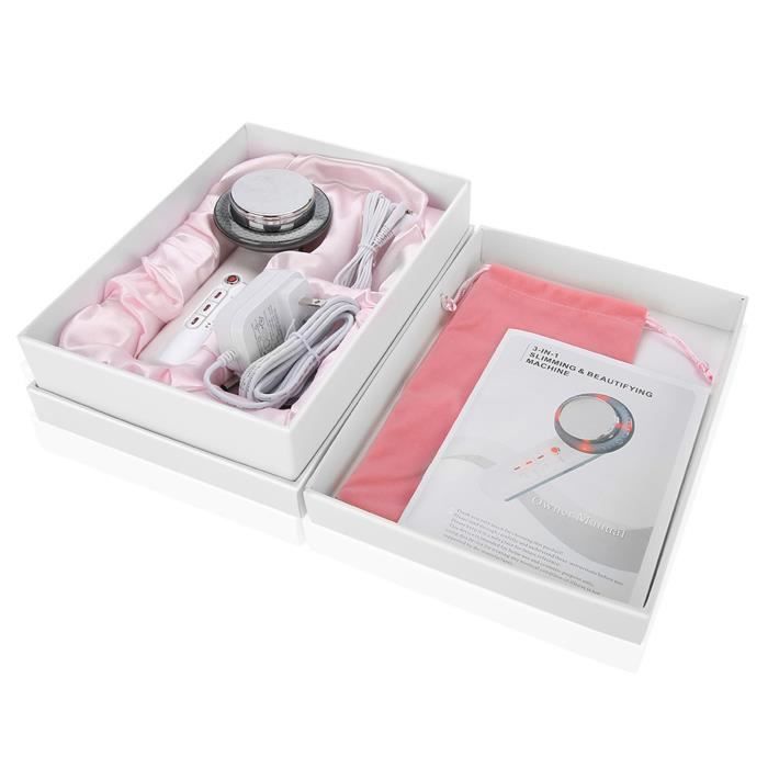 Appareil Beauté 3 En 1 - Massage Amincissant Ultrasonique EMS Infrarouge - Neuf