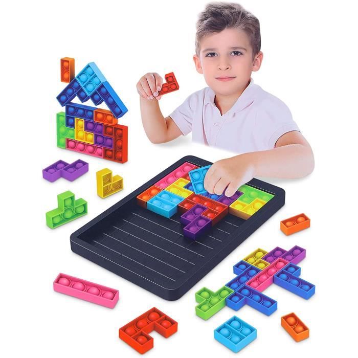 Grande - IQ Bâtiment Puzzle Anti Stress pour Enfant - Intelligence Jeux  Fidget Toys pour Enfants & Adultes - Meilleur Cadeau Jouet - Cdiscount Jeux  - Jouets
