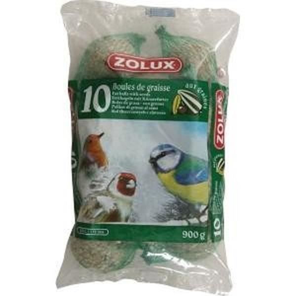 Comparer les prix de Boules de graisse pour oiseaux sauvages - ZOLUX - 10x90g - Sans huile de palme