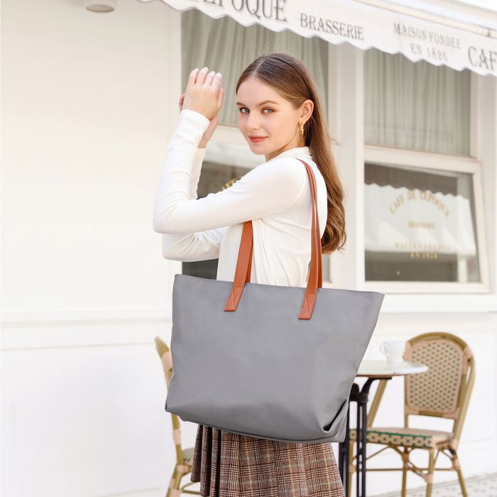 Sac à Main Femme 35x13x32cm Grand Sac Cabas pour Femme en Nylon