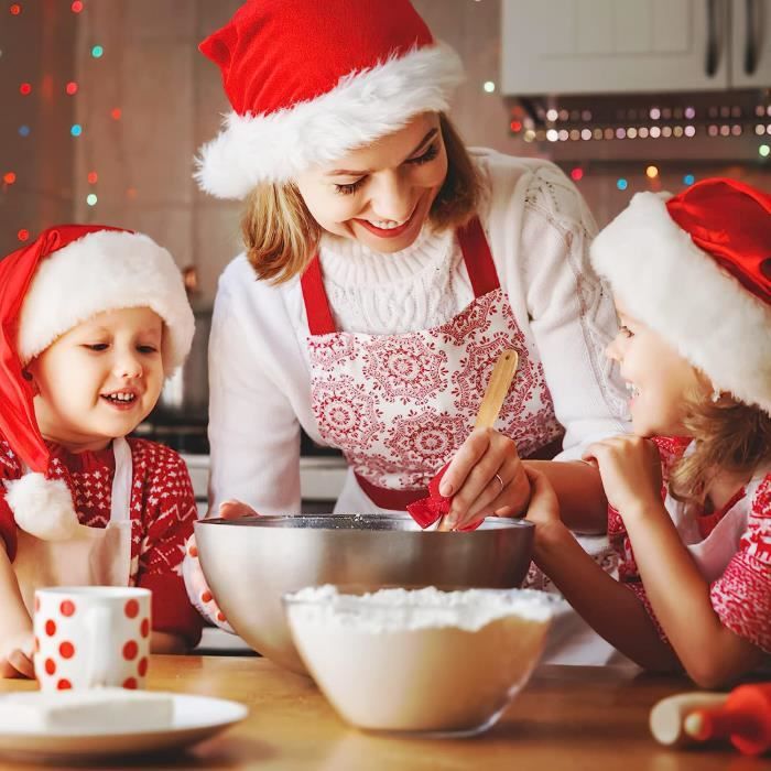 Spatule en silicone sur le thème de Noël avec manche en bois, pâte  padramatique, grattoir Assad, gâteau, crème, ustensiles de cuisine, outils  de décoration de cuisson - AliExpress