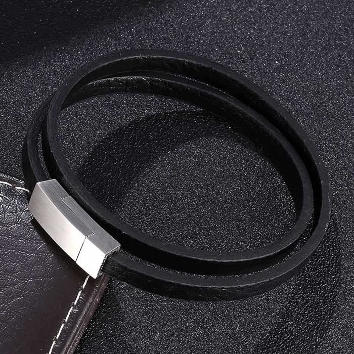 Bracelet Jonc Argent Bracelet Deloche Acier Inoxydable Bracelet