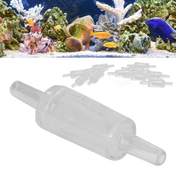 HURRISE Clapet anti-retour d'aquarium 10pcs air pompe à oxygène clapet  anti-retour sortie non-retour Aquarium fournitures pour