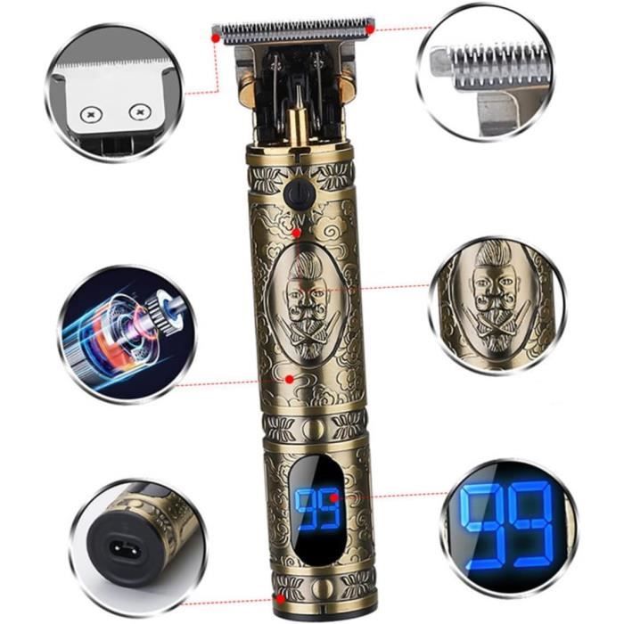 Tondeuse à Cheveux Et Barbe Électrique Pour Homme - Marque Dragon - Neuf
