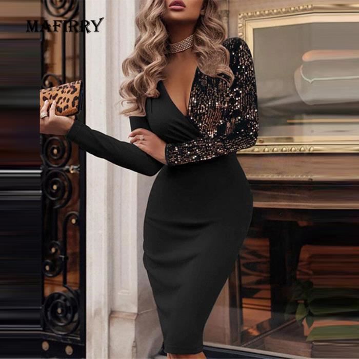 Robe chic paillette sale