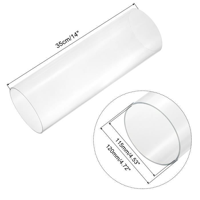Produktbild von Sourcing Map Acryl-Rundstange Bunt, 0,6 Cm Durchmesser, 29,8 Cm Länge – Massiver PMMA-Stab Für Modellbau & Beleuchtung (verschiedene Farben)