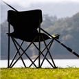 Chaise de camping portable Meilleure chaise pliant Chaise extérieure compacte pliable chaise de camping léger avec sac d [2999]-2