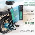 Vélo électrique pliable HITWAY BK5 - Batterie 36V/8,4Ah - Moteur 250W - Pédalage assisté-2