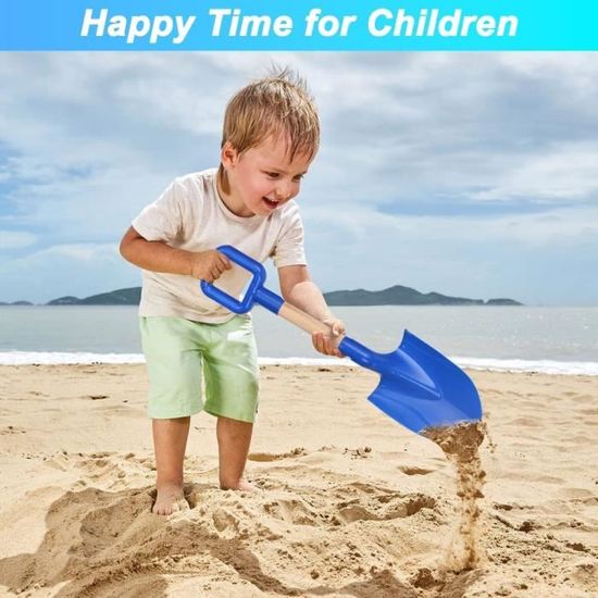 Simba 107124097 – Pelle à Sable 41 Cm En Plastique Résistant – 4 Couleurs Au Choix (livrée Aléatoirement) – Idéale Pour Plage, Jardin Et Bac à Sable Dès 10 Mois