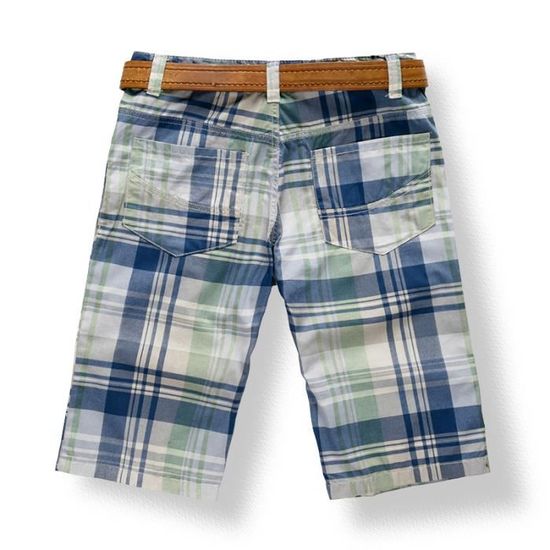 Short à shop carreaux homme