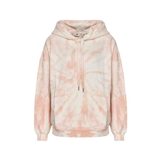 Sweat Levis Rider Iris Tie Dye Rosa pour Femme Rose Cdiscount Pret a Porter