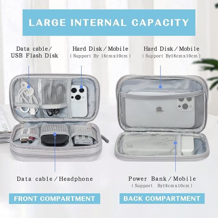 Organisateur best sale cable voyage