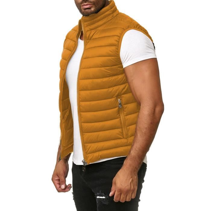 Gilet moutarde homme deals