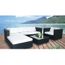 Roma Salon De Jardin En Resine Tressee Noire Achat Vente