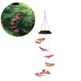WF26951-CARILLONS lumières LED Chimes coloré vent solaire imperméable animal mobile lumière extérieure Jardin Décoration-3