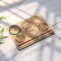 Planche De Perles En Bois Avec Graduations – Plateau De Conception Bracelets Et Colliers Pour Bijoux DIY
