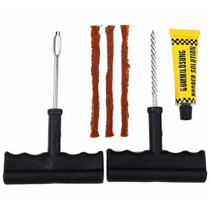 Kit Réparation Pneus Tubeless 21 Pièces - Bandes Caoutchouc Vulcanisé Outil VTT Vélo Route