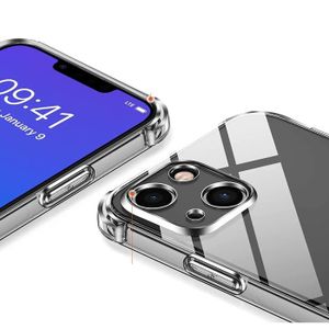 Coque de téléphone hybride antichoc en TPU couleur unie pour iPhone 14 (violet