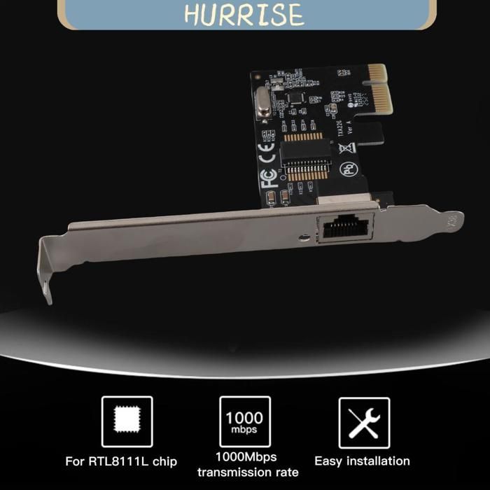 Carte Réseau Mini PCIe 2.5 Gigabit Ethernet - Adaptateur LAN 10/100/1000/2500 Mbps RJ45 Pour PC