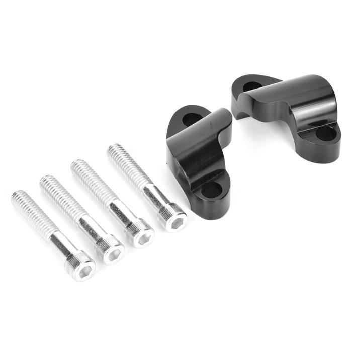 Rehausseur De Guidon Moto 28 Mm – En Aluminium, Hausse De 26 Mm, Pour Motocross, Dirt Bike, ATV, Couleur Noire - 11