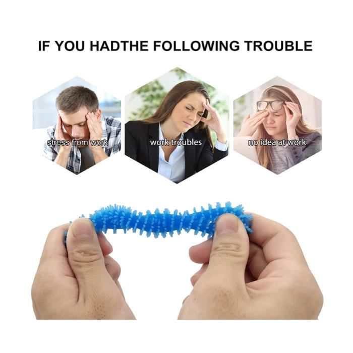 10 Jouets Sensoriels Corde Extensible Dinosaure Qui Brille Dans Le Noir – Anti-Stress Pour TDAH, Autisme, Concentration