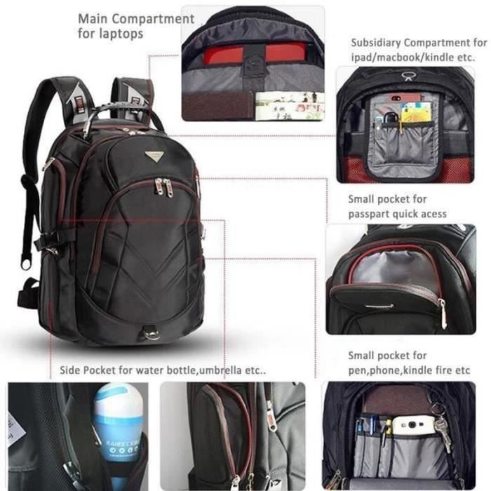 Freebiz 18.4 inches laptop backpack discount