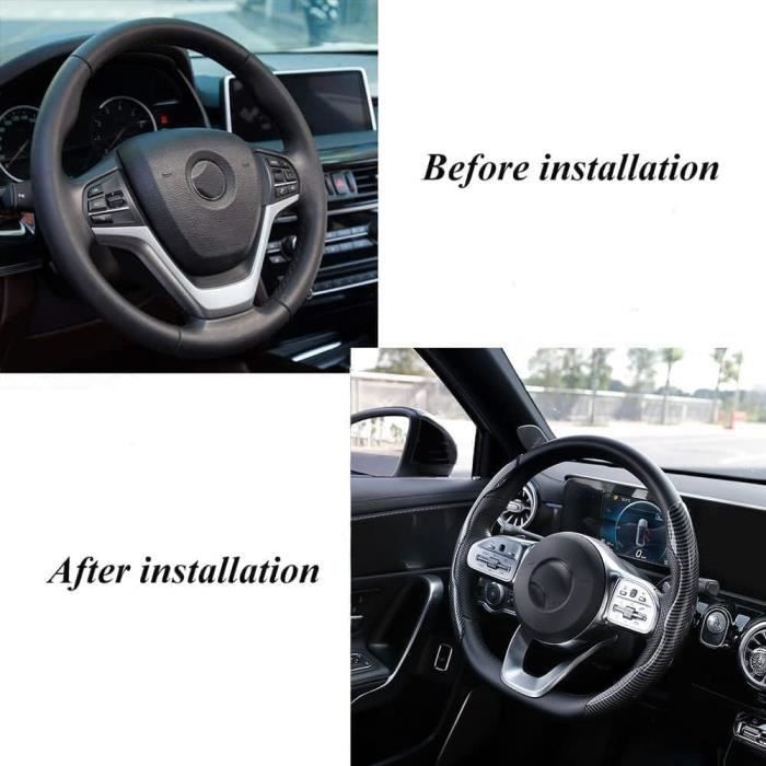 MEWANT Housses De Volant Cousues à La Main Personnalisées Pour Toyota Yaris IV (XP210) 2020-2024 / Yaris Cross 2021-2024 / Aygo X 2022-2024