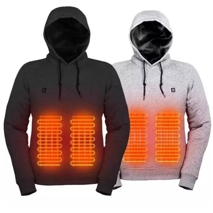 Manteau online chauffante homme