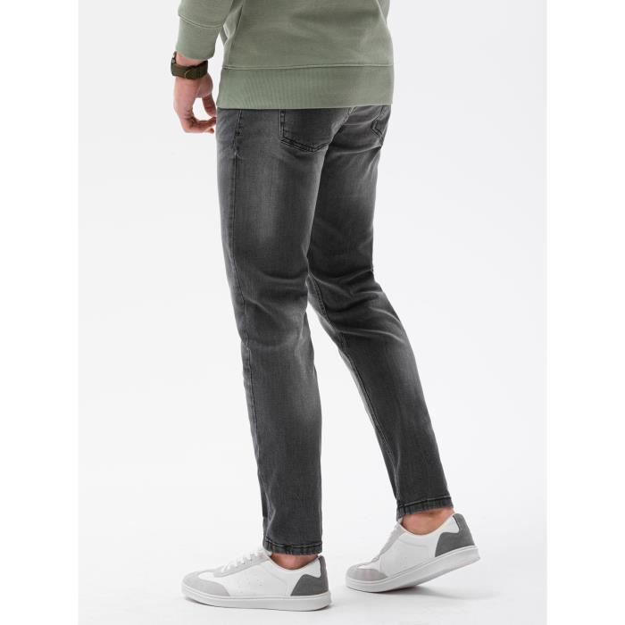 Pantalon jean gris online homme