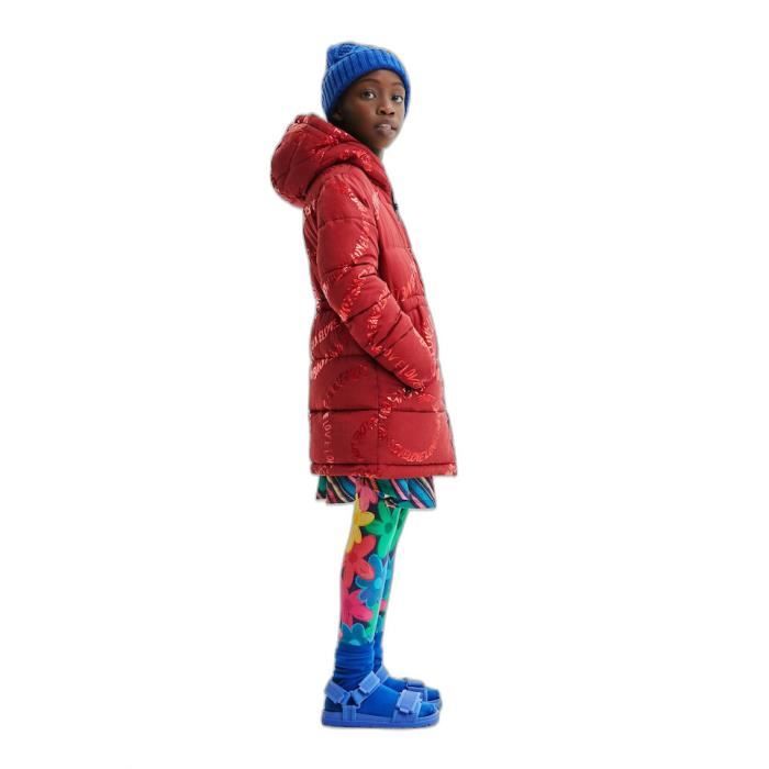 Doudoune fille Desigual Letters rouge 11 12 ans Rouge Cdiscount Pret a Porter