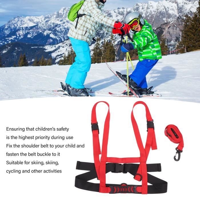 NEUF Sangle bretelles Courroie réglable pour ski ou snowboard (Rouge)  abilityshop